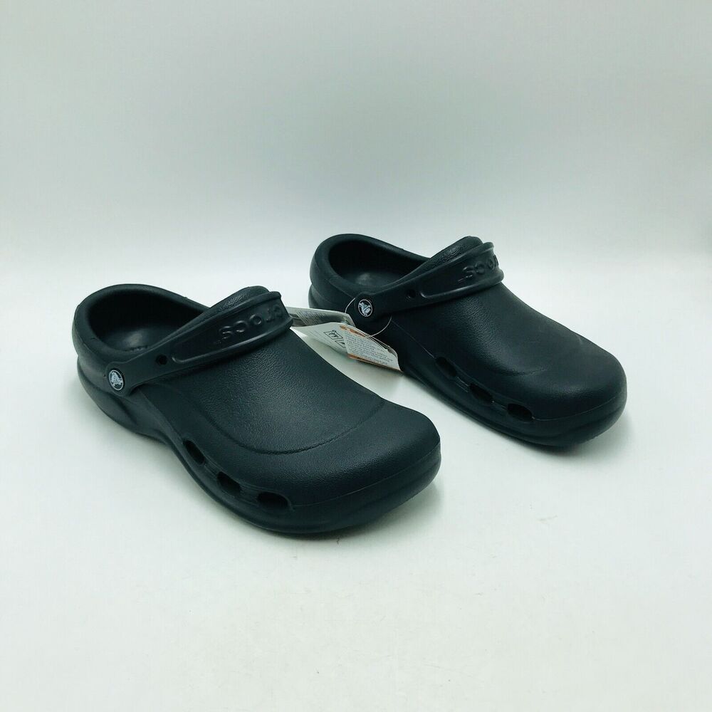 Crocs at Work Specialist Vent Clog Men's 10 Women's 12 Solid Black
